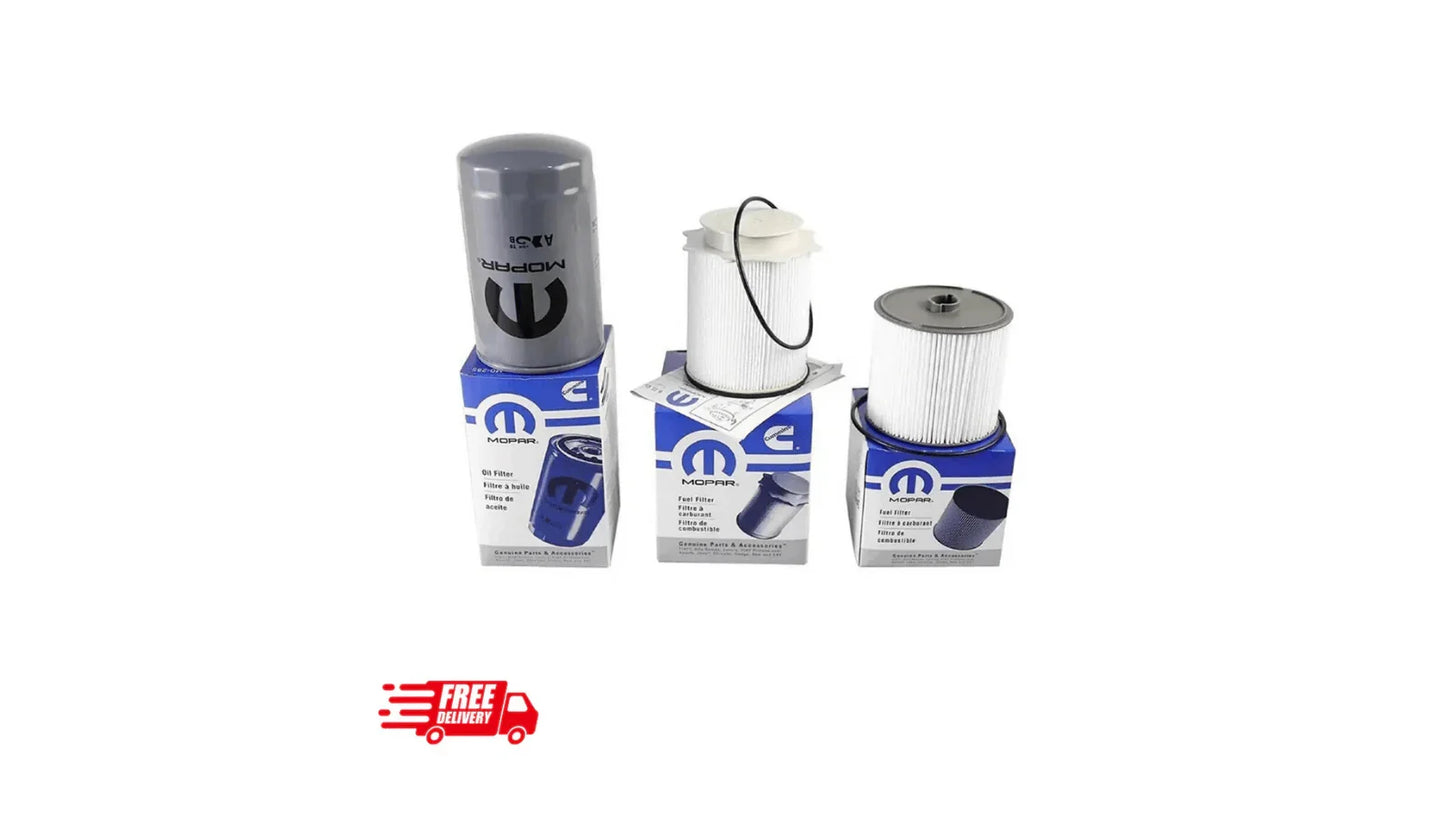 2019–2024 Dodge RAM 6.7L Cummins Fuel & Oil Filter Kit | Mopar OEM 2500–5500 | 68157291AA, 68436631AA