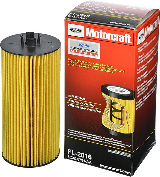 Motorcraft FL-2016 Oil Filter for Ford Powerstroke 6.0L & 6.4L Diesel (2003–2010)