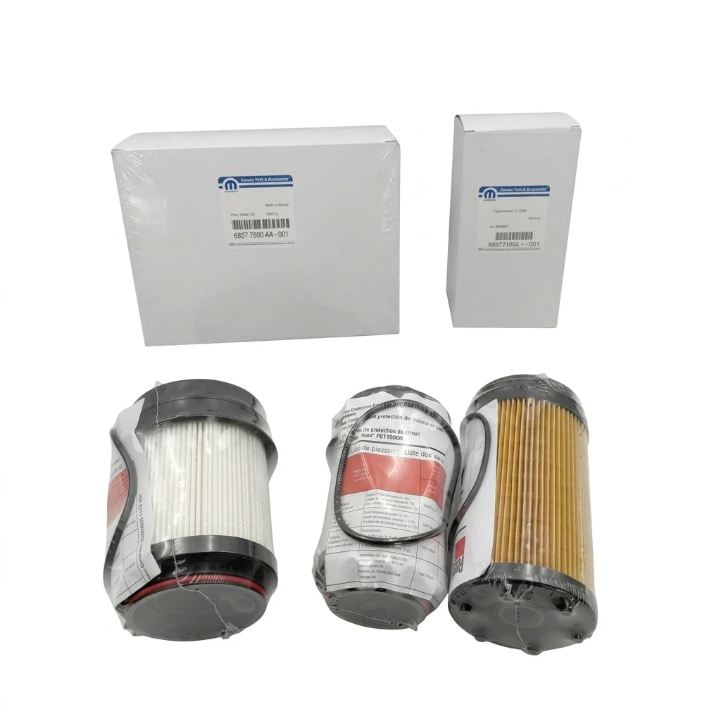 Mopar 68677800AA 68677810AA Fuel & Oil Filter Kit 2025-2026 RAM 6.7L