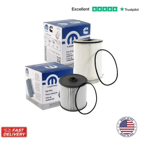 2019-2024 Dodge Ram 2500-5500 6.7L Mopar fuel filters 68157291AA, 68436631AA kit OEM