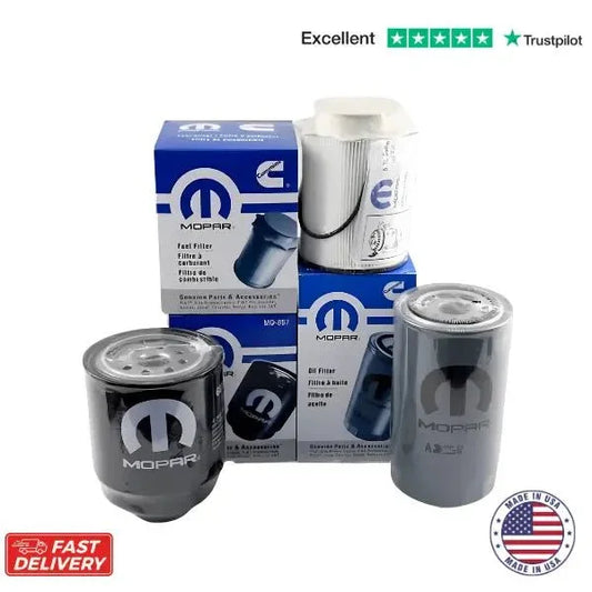 Mopar 2013-2018 Dodge RAM 2500-5500 6.7L Cummins Oil Fuel Filter Kit OEM - OEM Auto Source