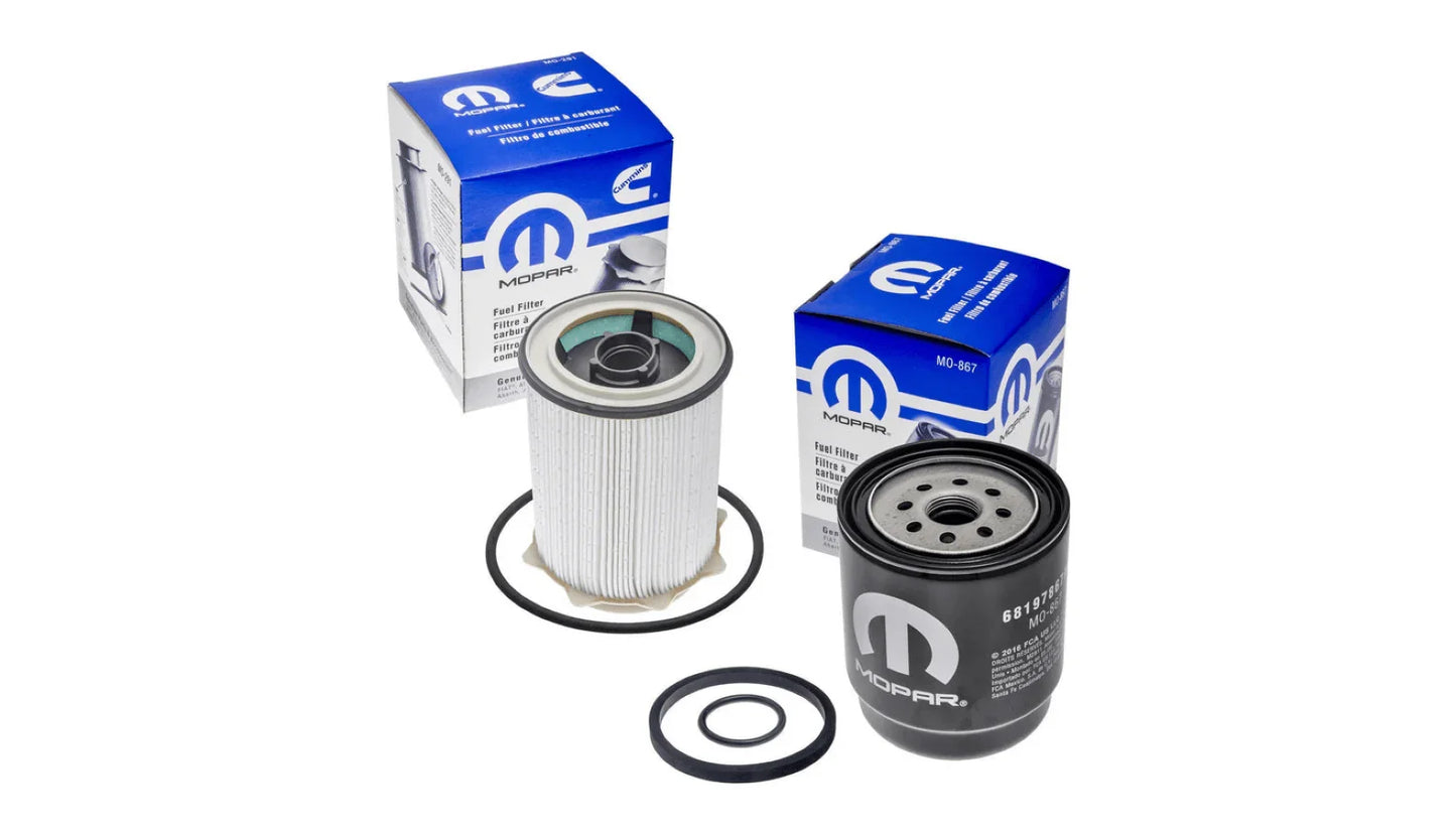 Mopar 68197867AB & 68157291AA Fuel Filters for Dodge RAM 6.7L Cummins 2013β2018 | OEM MO-867 MO-291