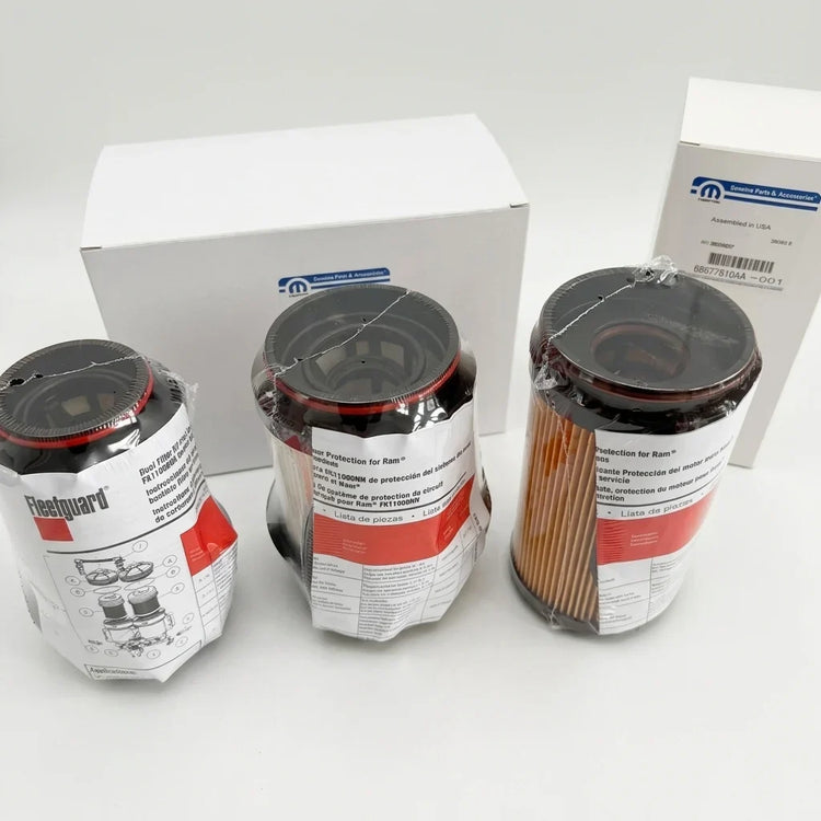 Mopar 68677800AA 68677810AA Fuel & Oil Filter Kit 2025-2026 RAM 6.7L