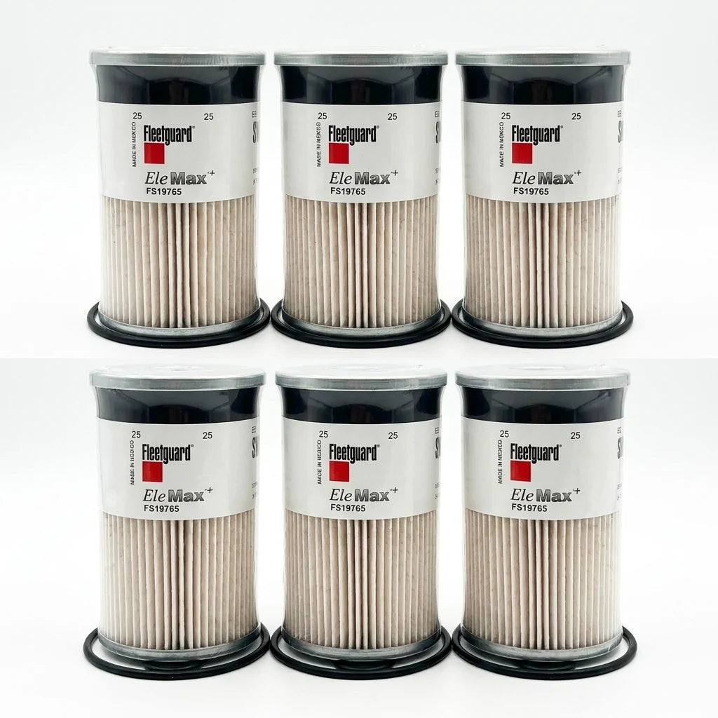 Fleetguard FS19765 Fuel Water Separator 6-Pack OEM
