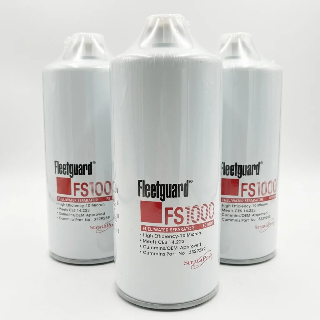 Fleetguard FS1000 Fuel Water Separator 6-Pack Cummins Caterpillar OEM