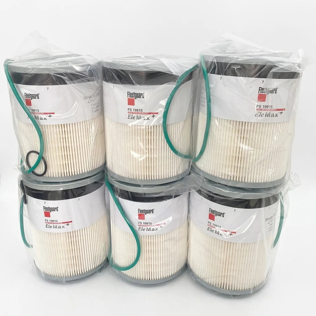 Fleetguard FS19915 Fuel Water Separator 6-Pack Detroit Diesel DD13 DD15 DD16