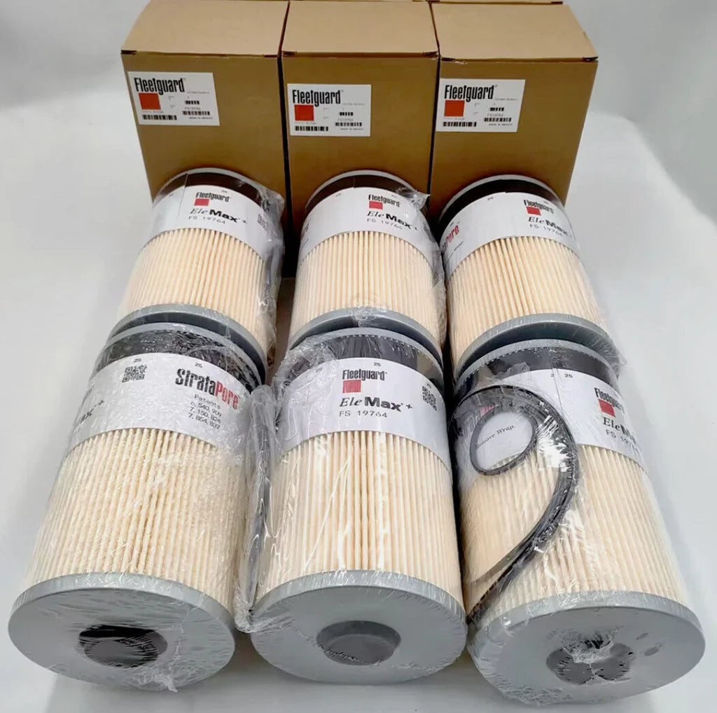 Fleetguard FS19764 Fuel Water Separator 6-Pack OEM Cummins ISX Caterpillar